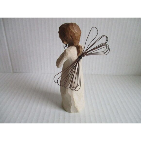*Willow Tree 'Just for You' Angel Beige Tan Figurine Statue Sculpture Thank You - Picture 4 of 7